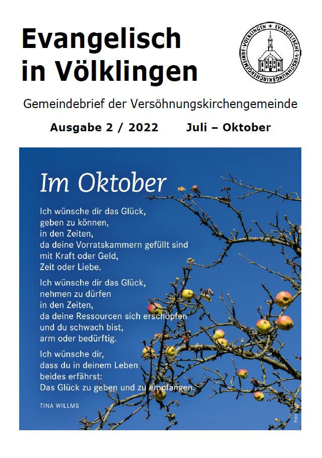 Gemeindebrief der Versöhnungskirchengemeinde