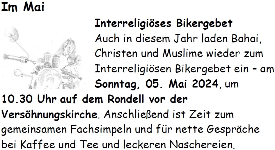 interreligiöses Bikergebet