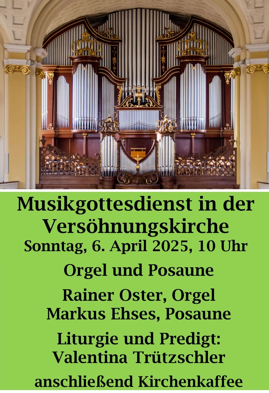Musikgottesdienst am 06.04.2025